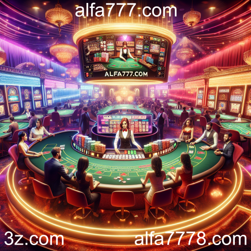 Experiência Imersiva com Jogos Ao Vivo no alfa777.com